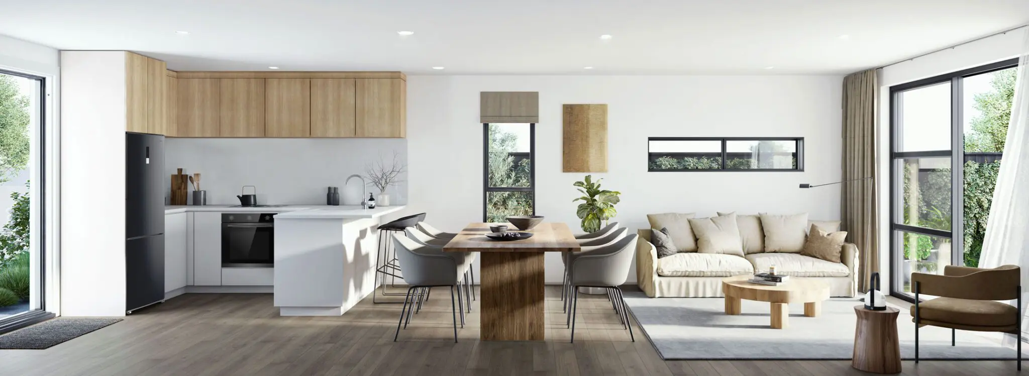 Selo open plan living